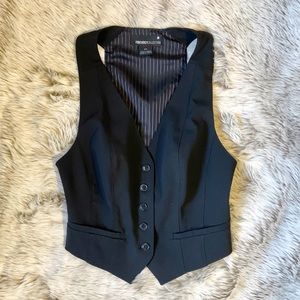 Forever 21 Collection Black & Blue Tailored Work Suit Vest S